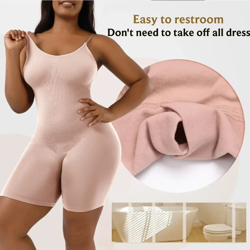 Shapewear Stree Jumpsuit Women Tummy Control Full Body Shaper Bodysuit Reducing and Shaping Girdles