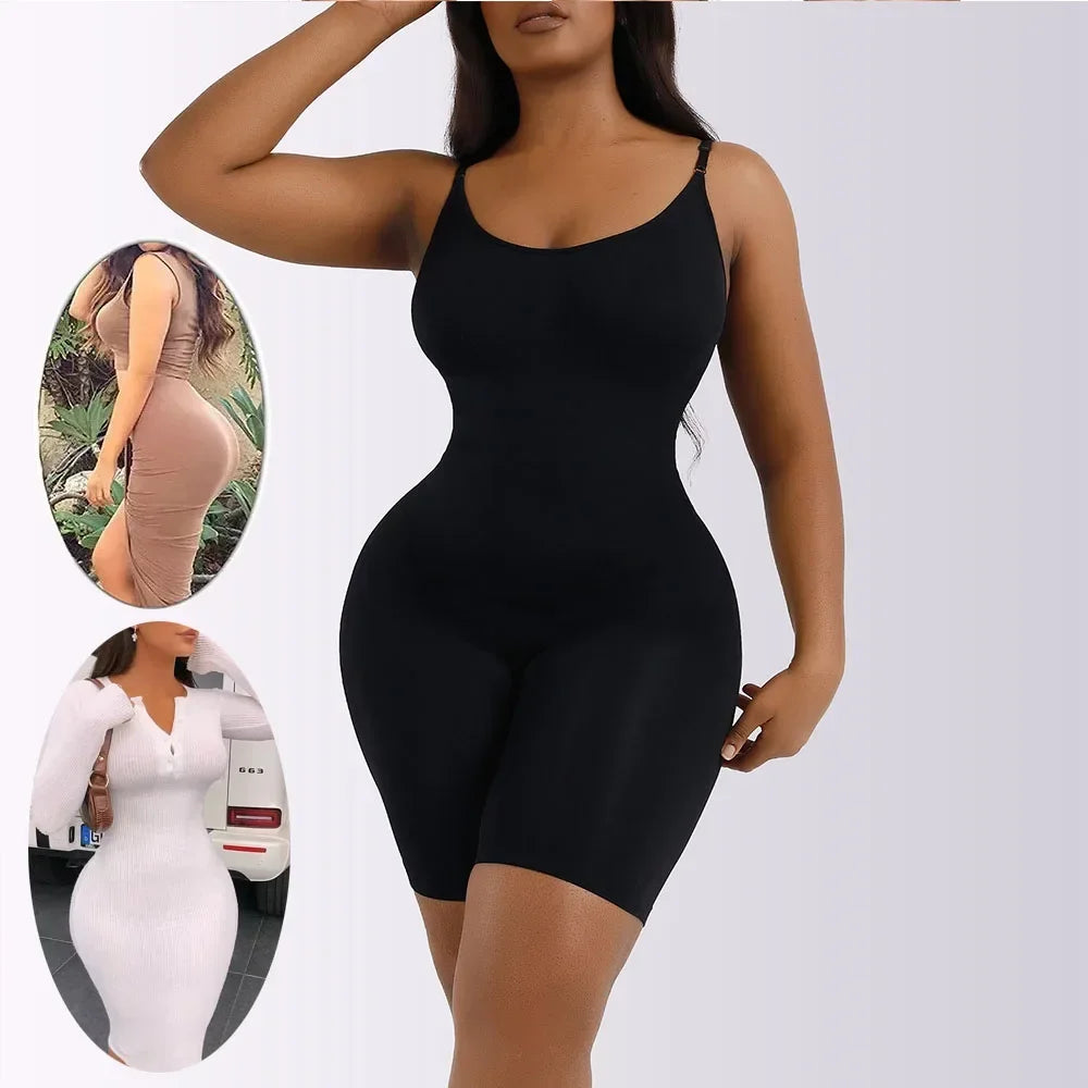 Shapewear Stree Jumpsuit Women Tummy Control Full Body Shaper Bodysuit Reducing and Shaping Girdles