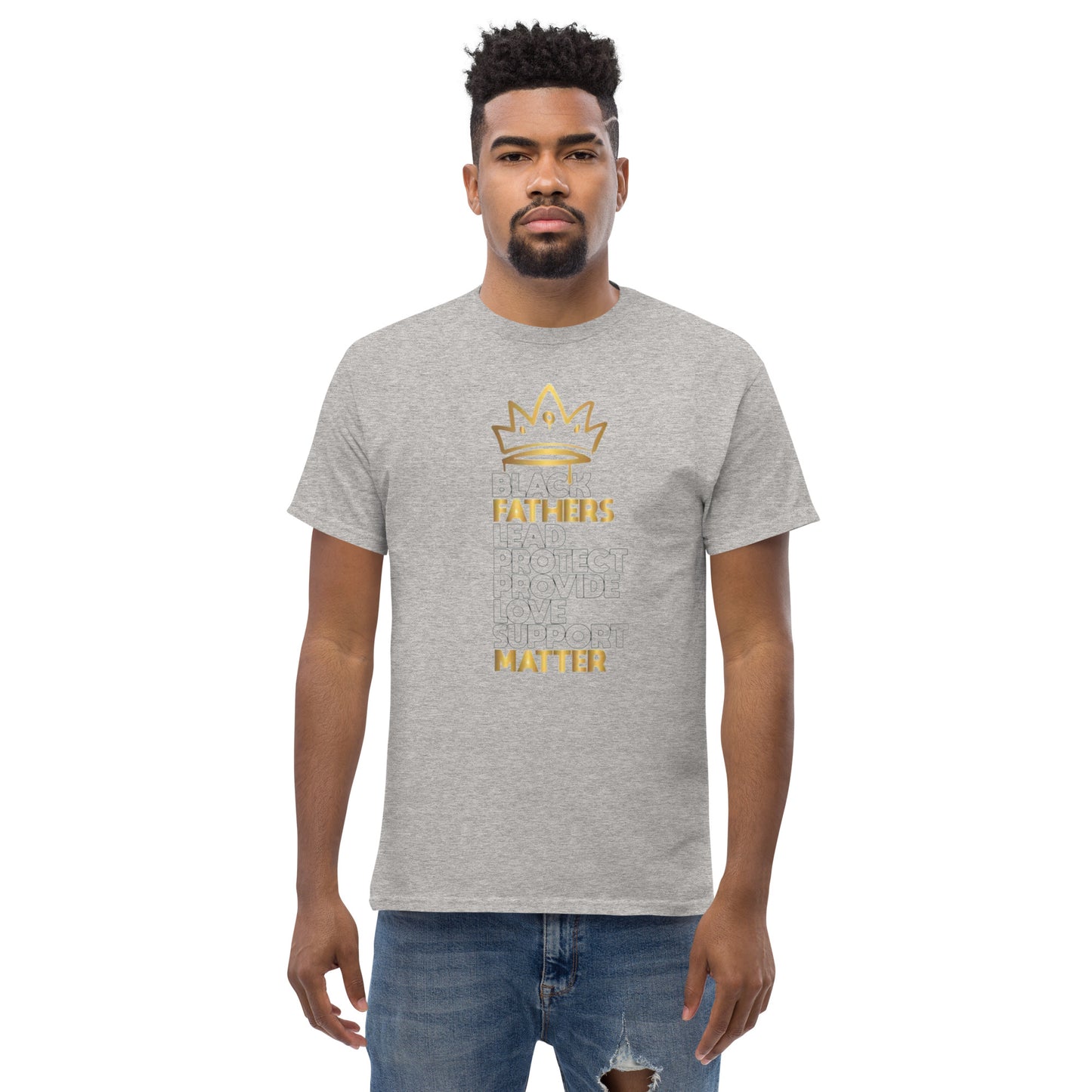 Men's T-Shirt:  Black Fathers