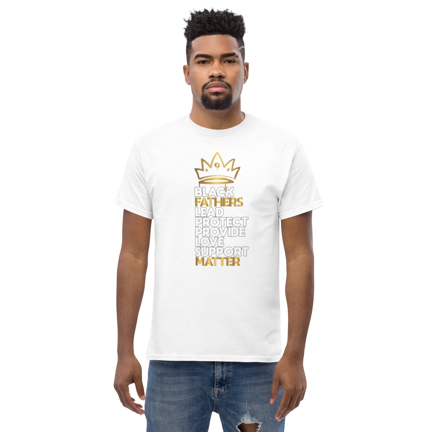 Men's T-Shirt:  Black Fathers