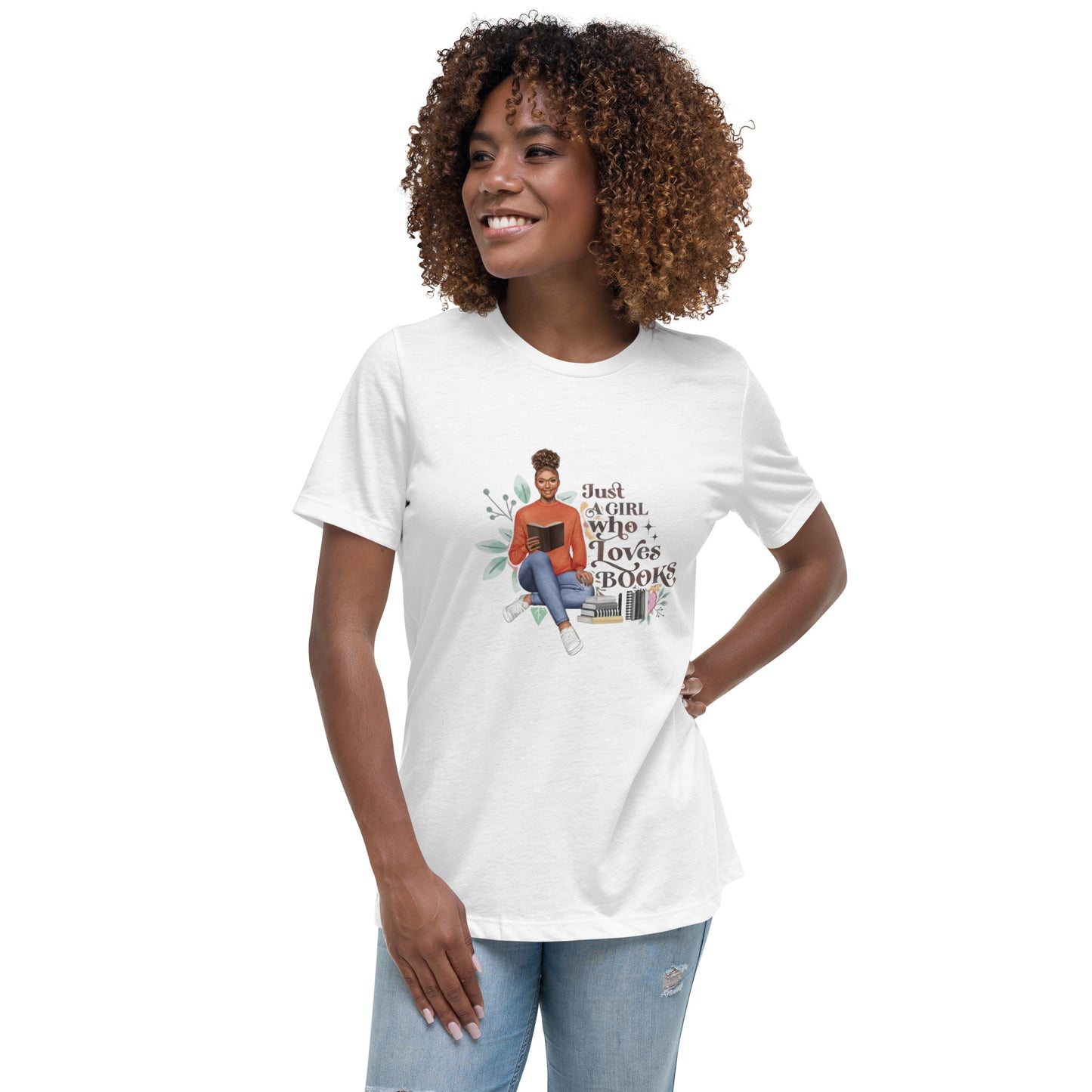 Just A Girl Who Loves Books T-Shirt